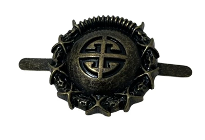 Vintage metalen knop